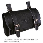 レザータイプサドルバッグ ブラック