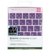 キースキンキーボードカバー 2016 MacBook Pro 13＆15 Touch Bar Touch ID対応 バイオレット BF9438