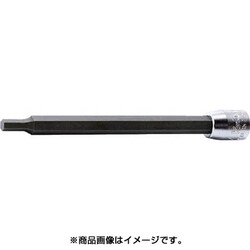 2010M.1002 [6.35mm差込 ヘックスビットソケット 全長100mm]