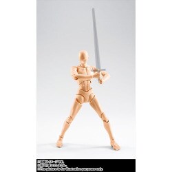 BANDAI - S.H.フィギュアーツ　ボディくんボディちゃんセット　ペールオレンジver S.H.Figuarts ボディちゃん DX SET（Pale orange Color Ver