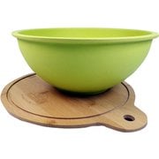 salad bowl with cutting board M Lime