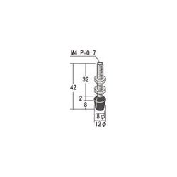 RBT4LSUS [ゴム付きステンレスボルト (M4X32)]