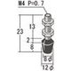 RBT4SSUS [ゴム付きステンレスボルト (M4X13)]
