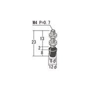 RBT4SSUS [ゴム付きステンレスボルト (M4X13)]