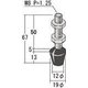 RBT8SUS [ゴム付きステンレスボルト (M8X50)]