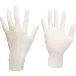VERTE711LL [ニトリル使い捨て手袋極薄粉なし 100枚入 白 LL]