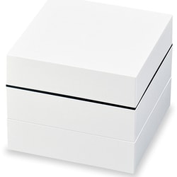 オードブル重 三段 ホワイト 18cm