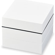 オードブル重 三段 ホワイト 18cm