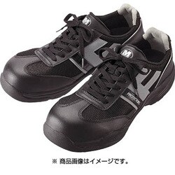 小指保護先芯入りスニーカー（ひもタイプ） 25.0cm PF110BK25.0