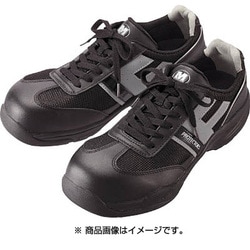 小指保護先芯入りスニーカー（ひもタイプ） 25.5cm PF110BK25.5