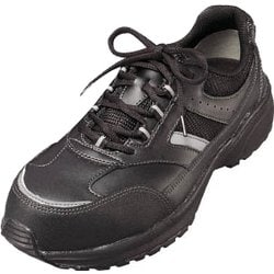 踏抜き防止板・樹脂先芯入りスニーカー 24.5cm アッパー：合成皮革/メッシュ ソール：EVA/合成ゴム ブラック SL-603 P-5 24.5