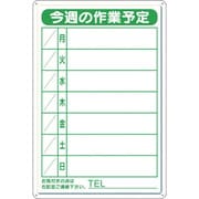 30118B [作業予定看板小 日曜入 セットペン・消具]