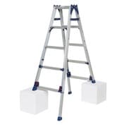 SCL150A [四脚アジャスト式脚立かるノビ SCL型 5段（伸縮4～5尺）]