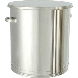 ST565 [ステンレスタンク 大型貯蔵用タンク (蓋付き) 150L]