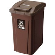 エスピー ハンドル付きダストボックス 35L ブラウン 672538