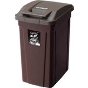 エスピー ハンドル付きダストボックス 45L ブラウン 672637
