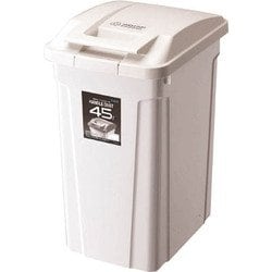 エスピー ハンドル付きダストボックス 45L ホワイト 672699