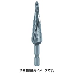 六角軸ステップドリル 2枚刃 4-12mm TSDS12