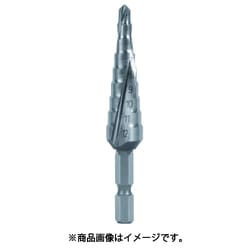 六角軸ステップドリル 2枚刃 4-20mm TSDS20