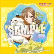 ラブライブ！サンシャイン！！ マイクロファイバーミニタオル ぬいぐるみ抱っこVer. 国木田花丸 [キャラクターグッズ]