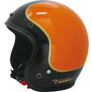 ジェットヘルメット フリーサイズ ブラック/オレンジ JET-D COMMA BLACK/ORANGE