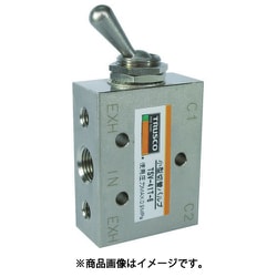 4方向小型切替バルブ 5ポート トグルレバータイプ TSV41T6