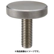 ローレットノブ 平型オネジ・スチール製 外径30×ネジM8 TKKBFM8X30