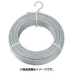 メッキ付ワイヤロープ φ2mm×20m CWM2S20