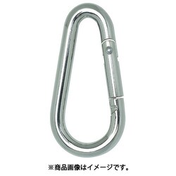 TKH8NS [国産カラビナハーケンNS型 スチール製 8×80mm]