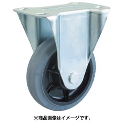 TYSシリーズ 固定 グレーゴム車100mm TYSK100G