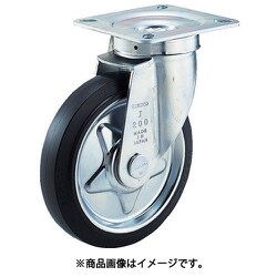 αプレス製ゴムキャスター 自在 φ200 TJ200C