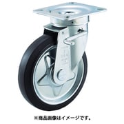TJB150C [αプレス製ゴムキャスター 自在ダブルストッパー付 φ150]