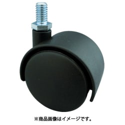 ねじ込み双輪キャスター ナイロン車輪 自在 φ40 M10 TDG40M10