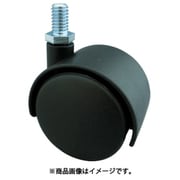 TDG50M12 [ねじ込み双輪キャスター ナイロン車輪 自在 φ50 M12]