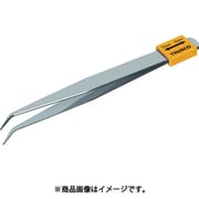 TSPC26 [ステンレス製ピンセット 開閉キャップ付AA先曲125]