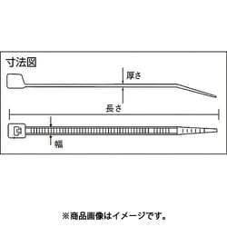 ヨドバシ.com - トラスコ中山 TRUSCO TRCV116850 [ケーブルタイ 幅9.0