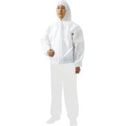 TPCFLL60 [まとめ買い不織布使い捨て保護服 フード付ジャンバー LL 60着入]