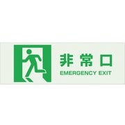 TMCK1030A [マグネット標識（蓄光タイプ）100×300 非常口]
