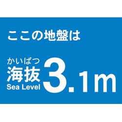 TKBS31 [海抜ステッカー 3.1m]