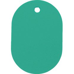 THFLGN [小判札 大60×40mm 5枚入り 緑]