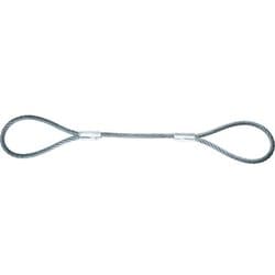 TWAL18S2.5 [ワイヤーロープスリング Aタイプ アルミロック18mm×2.5m]