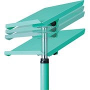 WS2CYG [ワークサポートスタンド ロック機構付昇降型 キャスター付]
