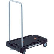 MP6039N2BKJS [樹脂台車 こまわり君 省音G車輪 600×390 ブラック 樹脂ストッパー付]