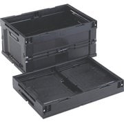 CRS40EA [導電性折り畳みコンテナ 40L 黒]