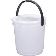 TMC10M [丸型密閉バケツ 10L 蓋付き ナチュラル色]