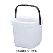 TMC3K [角型密閉バケツ 3L 蓋付き ナチュラル色]