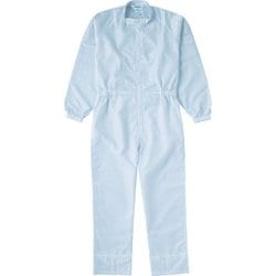 TCOGWLL [静電糸グリッド仕様フードなしつなぎ服 ホワイト LL]