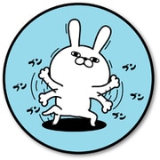 うさぎ＆ねこ100％/ヨッシースタンプ ラバーコースターA [キャラクターグッズ]