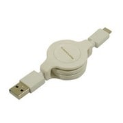 巻き取りケーブル Type-C to USB-A ホワイト THC102CA07W