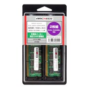 ノート用メモリ AS-2400D4N-16G-MJ（×2）